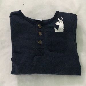 Old Navy onesie with pocket and buttons 6-9 months